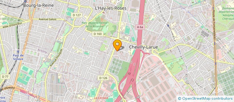 localisation de l'entreprise MONSIEUR CLAUDE LEMEE  CHEVILLY-LARUE