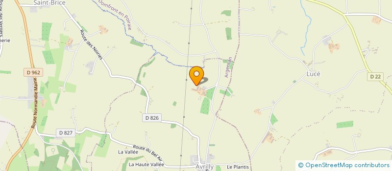 localisation de l'entreprise MONSIEUR CLAUDE LEMONNIER à DOMPIERRE