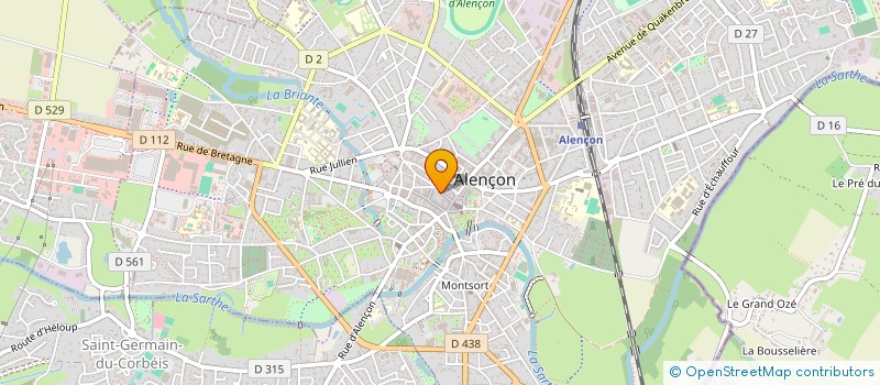 localisation de l'entreprise MONSIEUR CLAUDE LEMONNIER à ALENCON