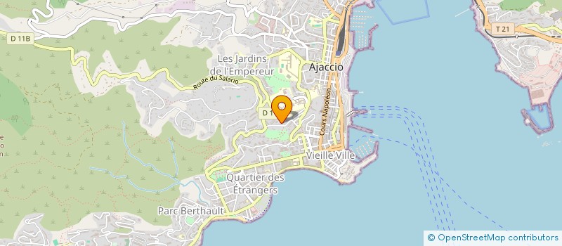 localisation de l'entreprise MONSIEUR CLAUDE LENZINI à AJACCIO
