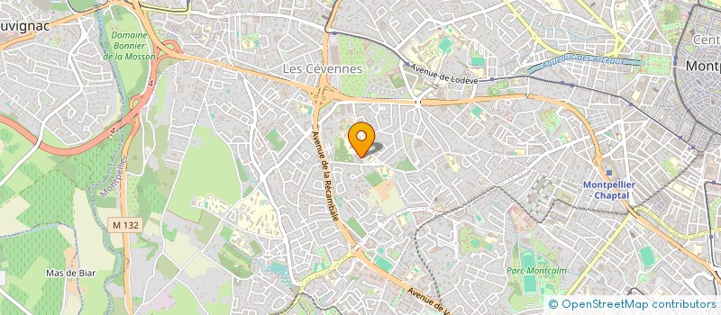 localisation de l'entreprise MONSIEUR CLAUDE LEON à MONTPELLIER