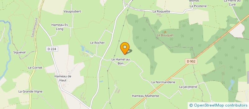 localisation de l'entreprise MONSIEUR CLAUDE LEPOITTEVIN-MONTAGNE à TAMERVILLE