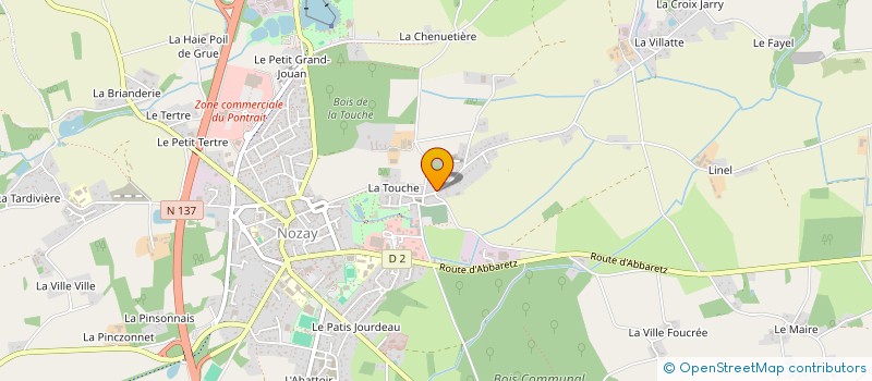 localisation de l'entreprise MONSIEUR CLAUDE LERAY  MARSAC-SUR-DON