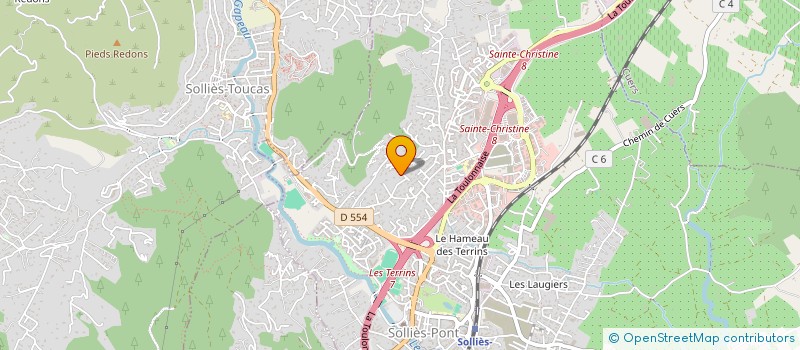 localisation de l'entreprise MONSIEUR CLAUDE LEROI  SOLLIES-PONT