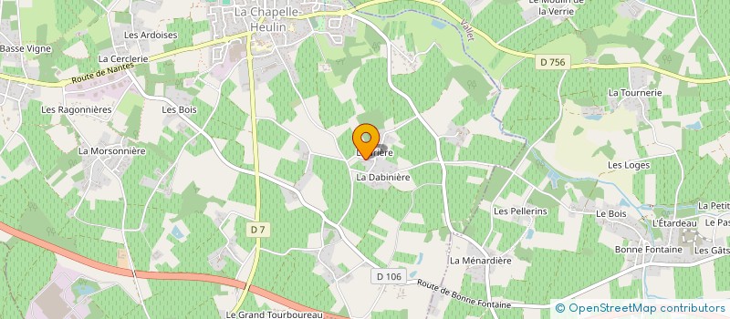localisation de l'entreprise MONSIEUR CLAUDE LEROY à LA CHAPELLE-HEULIN