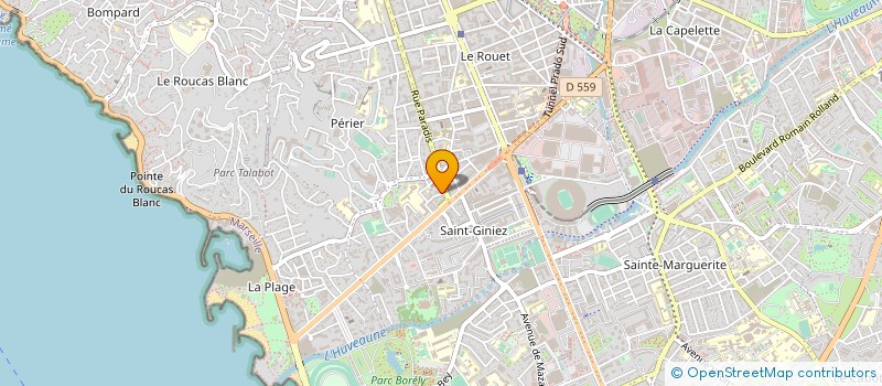 localisation de l'entreprise MONSIEUR CLAUDE LEROY à MARSEILLE 8EME