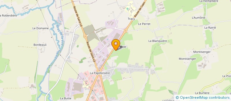 localisation de l'entreprise MONSIEUR CLAUDE LEROY  VIRE-NORMANDIE