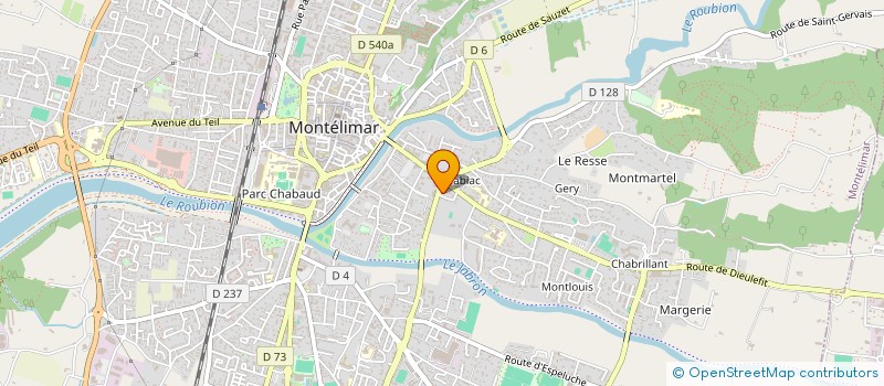 localisation de l'entreprise MONSIEUR CLAUDE LEROY  MONTELIMAR