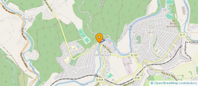 localisation de l'entreprise MONSIEUR CLAUDE LESIRE  HOMECOURT