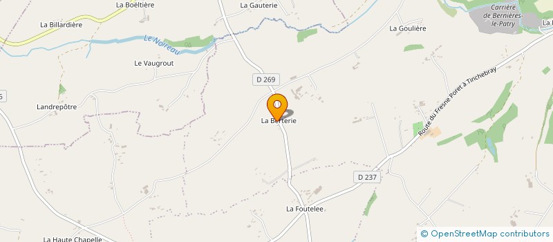 localisation de l'entreprise MONSIEUR CLAUDE LETEINTURIER à TINCHEBRAY-BOCAGE