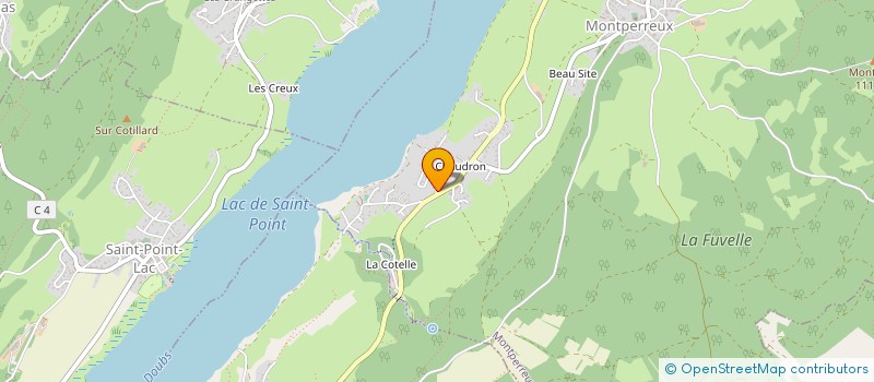 localisation de l'entreprise MONSIEUR CLAUDE LETOUBLON  MONTPERREUX