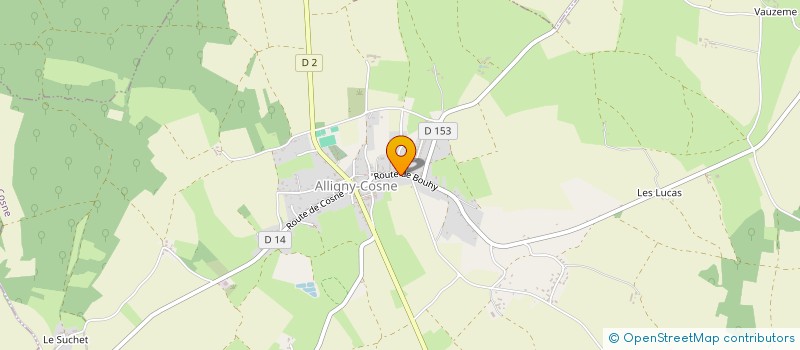 localisation de l'entreprise MONSIEUR CLAUDE LETOURMY à ALLIGNY-COSNE