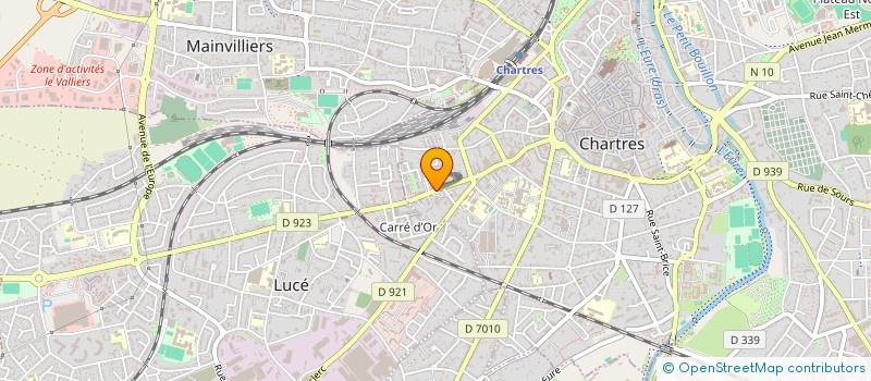 localisation de l'entreprise MONSIEUR CLAUDE LEVANNIER à CHARTRES