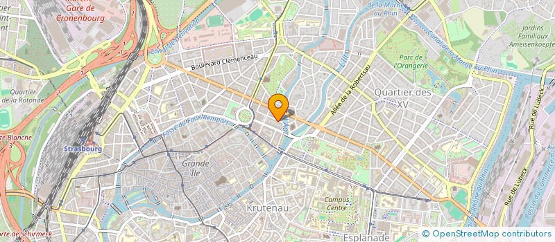 localisation de l'entreprise MONSIEUR CLAUDE LEVY  STRASBOURG