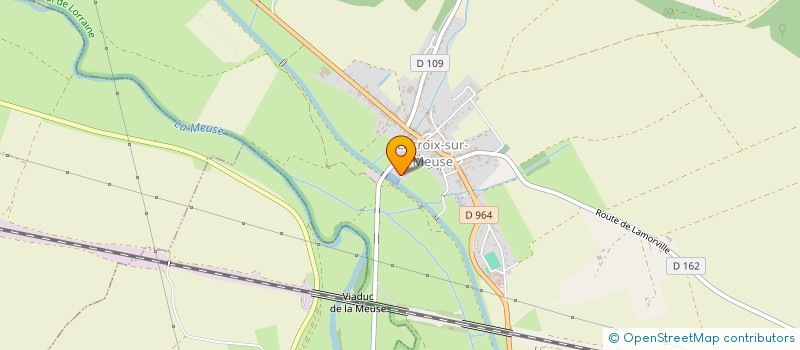 localisation de l'entreprise MONSIEUR CLAUDE LHERMITTE à LACROIX-SUR-MEUSE