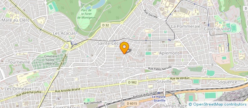 localisation de l'entreprise MONSIEUR CLAUDE LHOMME à LE HAVRE