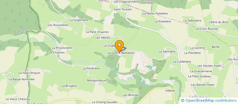 localisation de l'entreprise MONSIEUR CLAUDE LHUISSIER  SAINT-PAUL-LE-GAULTIER