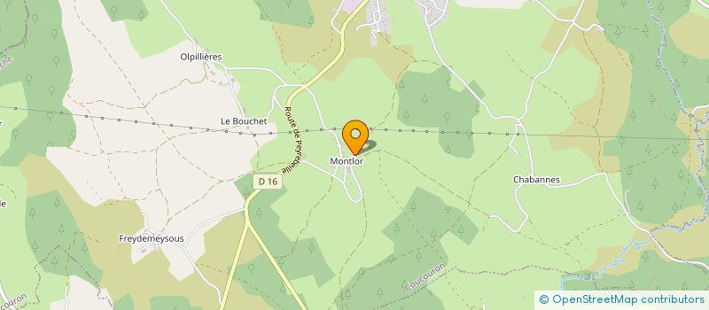 localisation de l'entreprise MONSIEUR CLAUDE LIABEUF à COUCOURON