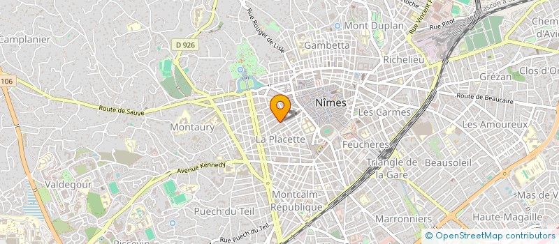 localisation de l'entreprise MONSIEUR CLAUDE LICONNET à NIMES