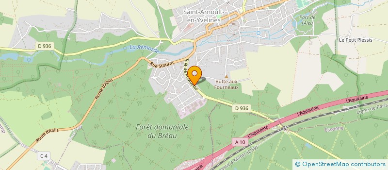 localisation de l'entreprise MONSIEUR CLAUDE LIEGE à SAINT-ARNOULT-EN-YVELINES