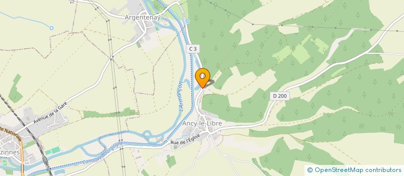 localisation de l'entreprise MONSIEUR CLAUDE LIEVIN  ANCY-LE-LIBRE