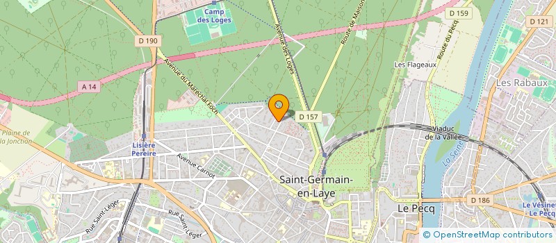 localisation de l'entreprise MONSIEUR CLAUDE LIGIER à SAINT-GERMAIN-EN-LAYE