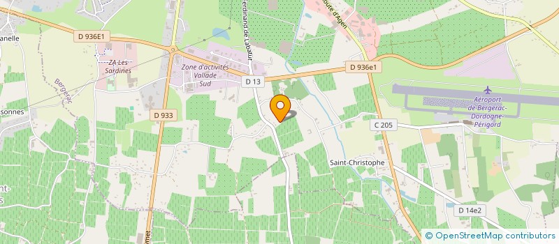 localisation de l'entreprise MONSIEUR CLAUDE LIGNAC à BERGERAC