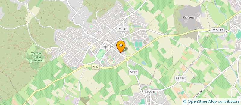 localisation de l'entreprise MONSIEUR CLAUDE LIGNON  PIGNAN