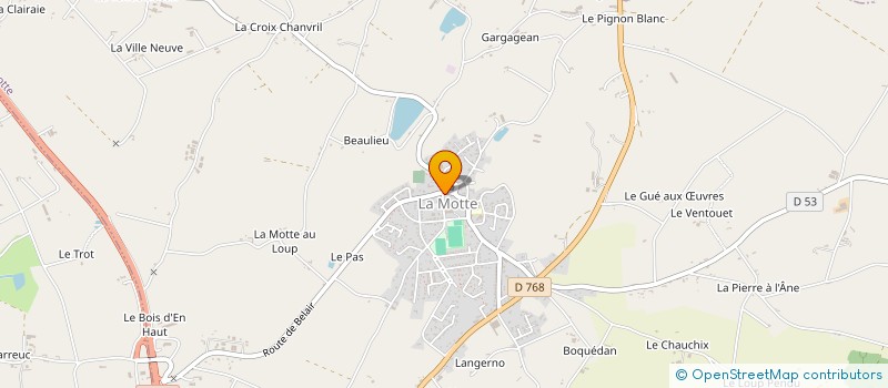 localisation de l'entreprise MONSIEUR CLAUDE LIMON  LA MOTTE