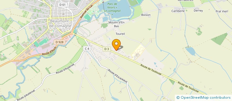 localisation de l'entreprise MONSIEUR CLAUDE LISSARE  MARIGNAC