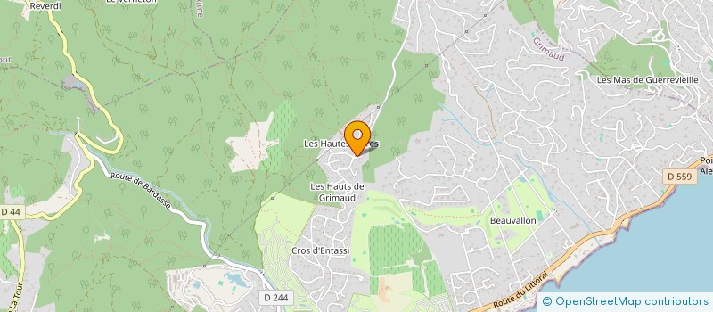 localisation de l'entreprise MONSIEUR CLAUDE LOHNER à GRIMAUD
