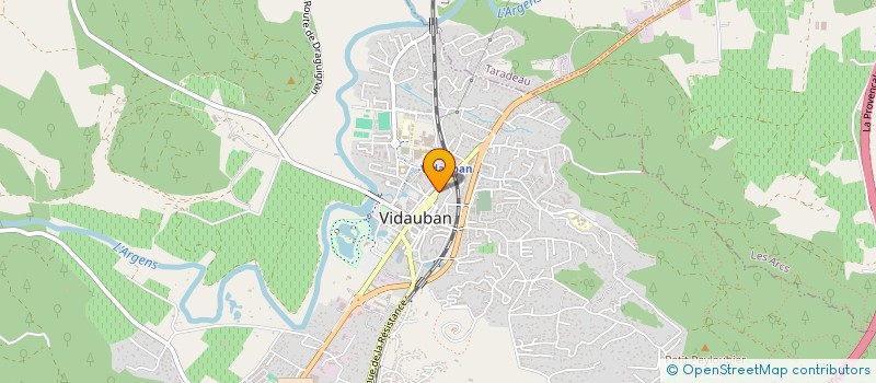 localisation de l'entreprise MONSIEUR CLAUDE LOMBARD  VIDAUBAN