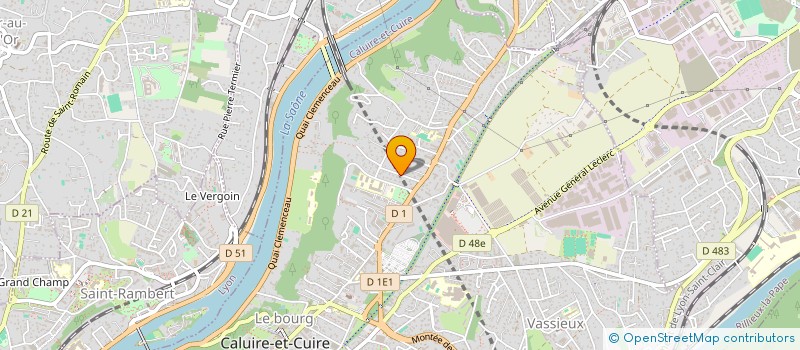 localisation de l'entreprise MONSIEUR CLAUDE LONCHAMBON à CALUIRE-ET-CUIRE