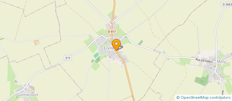 localisation de l'entreprise MONSIEUR CLAUDE LONCLE  ERVILLERS