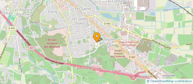 localisation de l'entreprise MONSIEUR CLAUDE LOPEZ à ORANGE