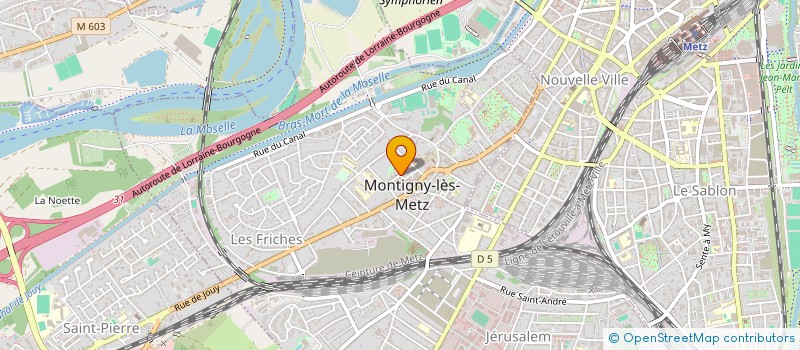 localisation de l'entreprise MONSIEUR CLAUDE LORANG  MONTIGNY-LES-METZ