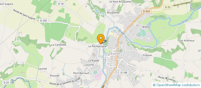 localisation de l'entreprise MONSIEUR CLAUDE LOSTE à EYMET