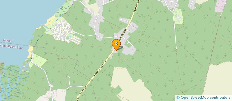 localisation de l'entreprise MONSIEUR CLAUDE LOTTE  GASTES