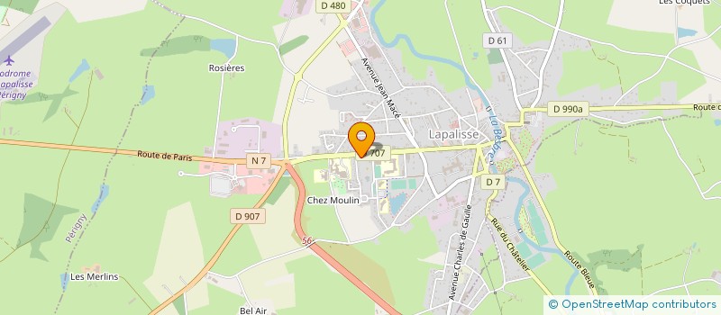 localisation de l'entreprise MONSIEUR CLAUDE LOURD à LAPALISSE