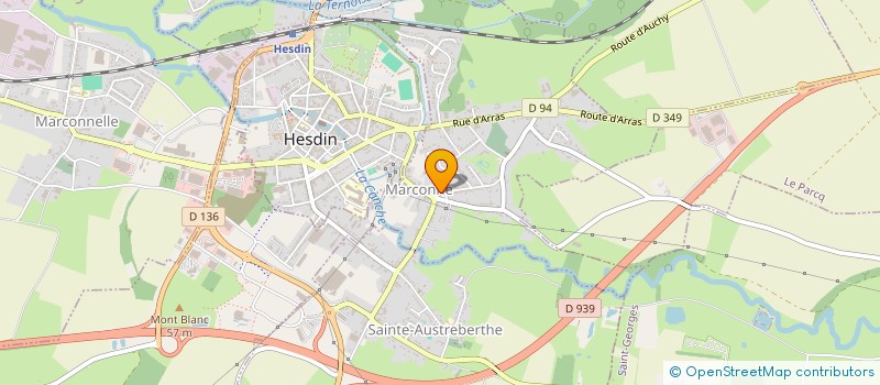 localisation de l'entreprise MONSIEUR CLAUDE LOURME  MARCONNE