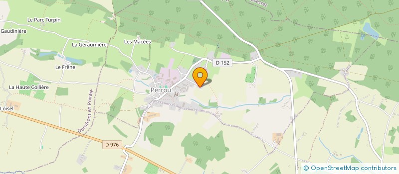 localisation de l'entreprise MONSIEUR CLAUDE LOUVET à PERROU