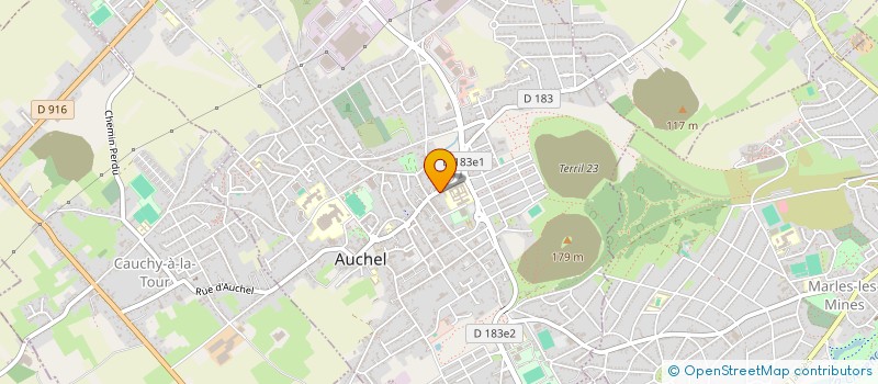 localisation de l'entreprise MONSIEUR CLAUDE LUC à AUCHEL