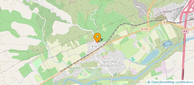 localisation de l'entreprise MONSIEUR CLAUDE MACABIES  SAINT-JEAN-PLA-DE-CORTS