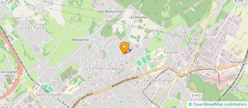 localisation de l'entreprise MONSIEUR CLAUDE MACCOTTA à BESANCON