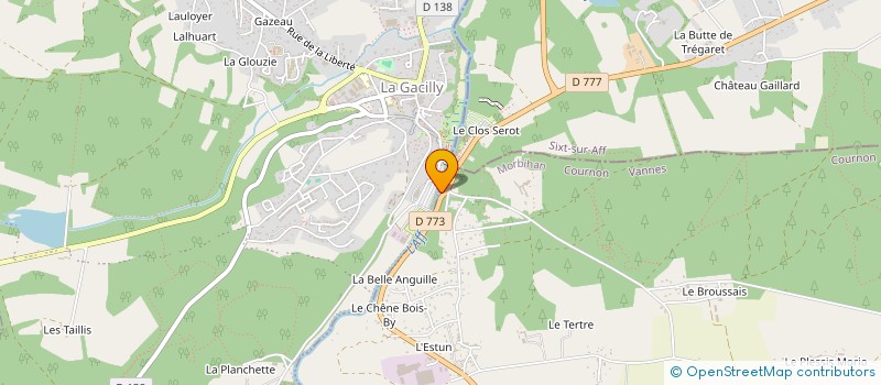 localisation de l'entreprise MONSIEUR CLAUDE MACE  COURNON