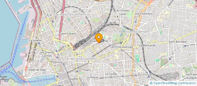localisation de l'entreprise MONSIEUR CLAUDE MACERA à MARSEILLE