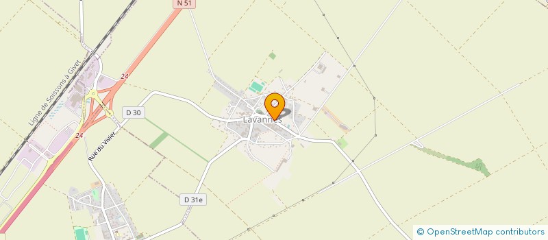 localisation de l'entreprise MONSIEUR CLAUDE MACHET  LAVANNES