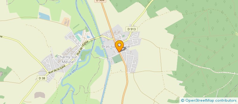 localisation de l'entreprise MONSIEUR CLAUDE MACQUART à BRAS-SUR-MEUSE
