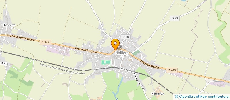 localisation de l'entreprise MONSIEUR CLAUDE MADIGOUT  NALLIERS