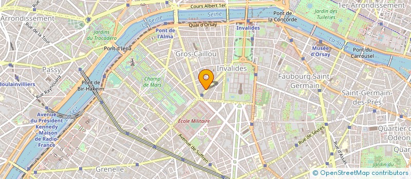 localisation de l'entreprise MONSIEUR CLAUDE MAGERAND à PARIS